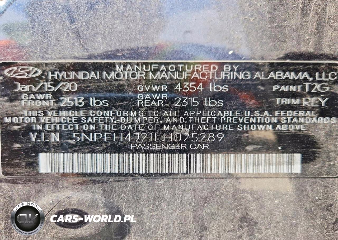 2020 Hyundai Sonata Limited VIN:5NPEH4J21LH025289 - 13