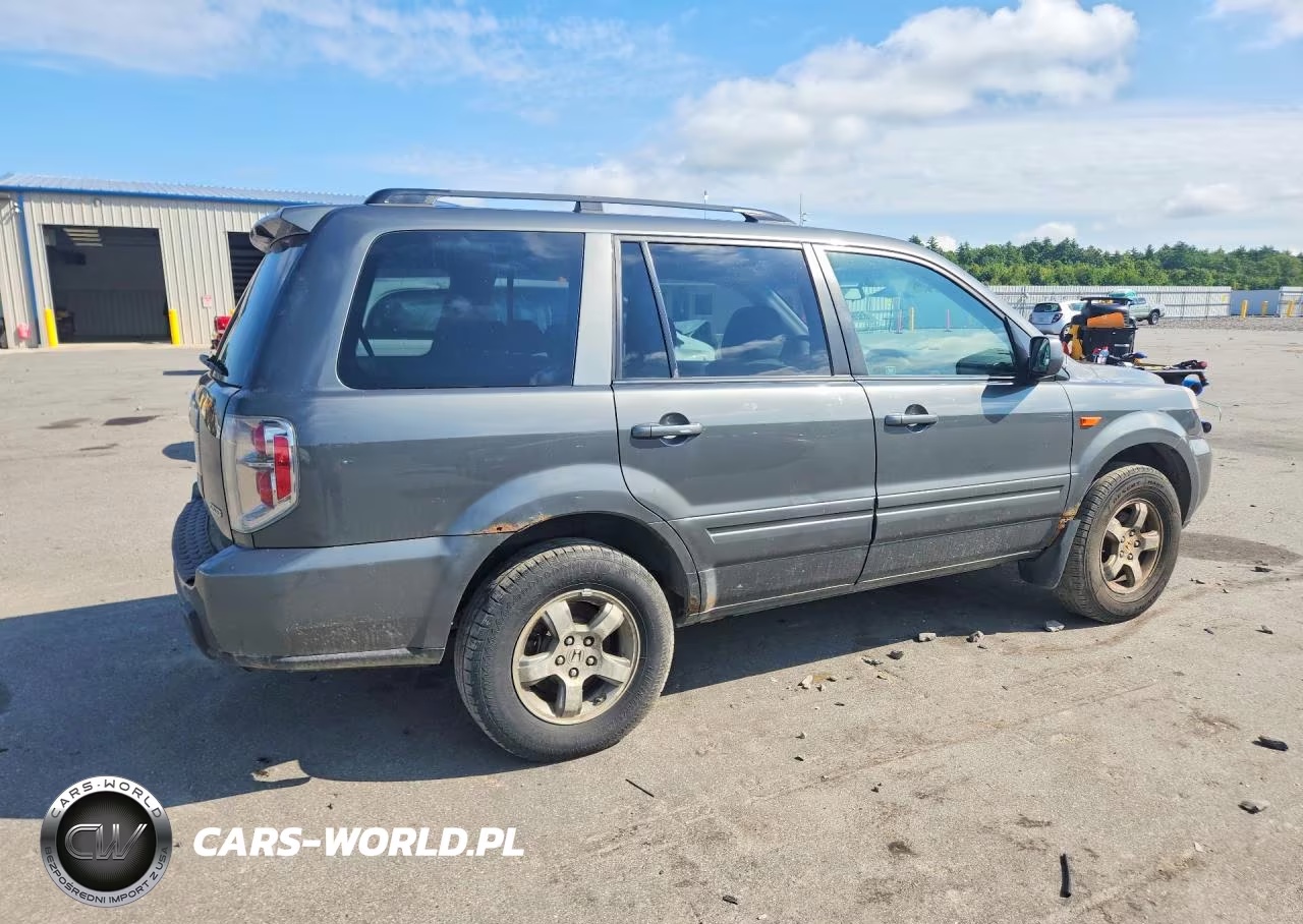 2007 Honda Pilot Ex VIN:2HKYF18427H521491 - 3