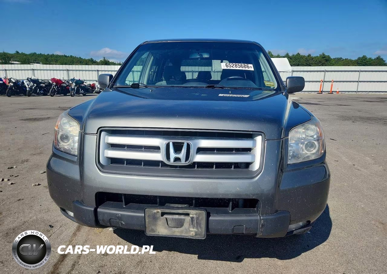 2007 Honda Pilot Ex VIN:2HKYF18427H521491 - 5