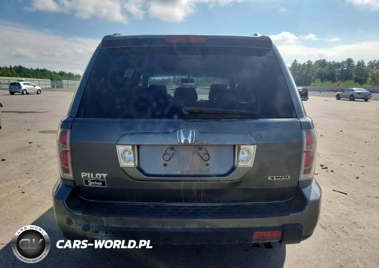 2007 Honda Pilot Ex VIN:2HKYF18427H521491 - 6