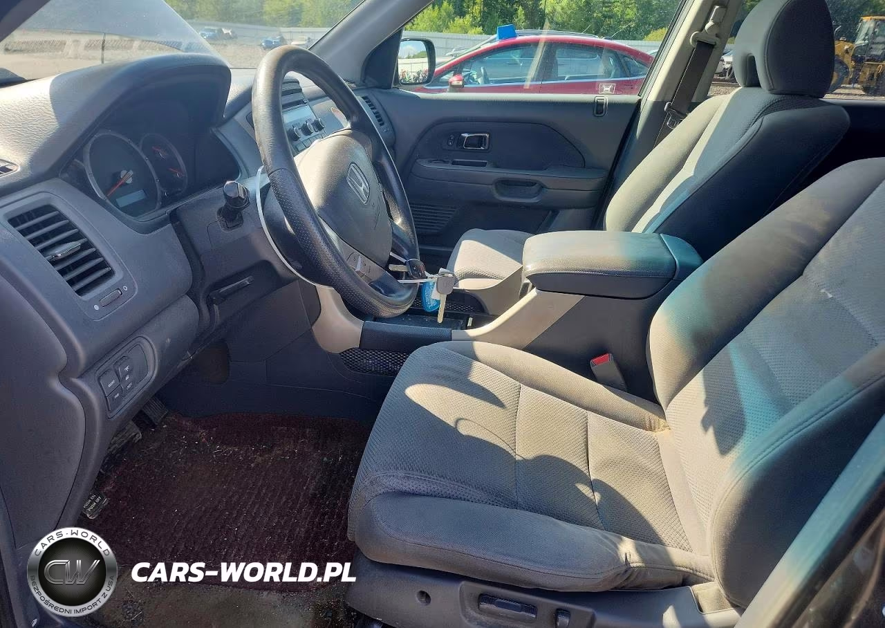 2007 Honda Pilot Ex VIN:2HKYF18427H521491 - 7