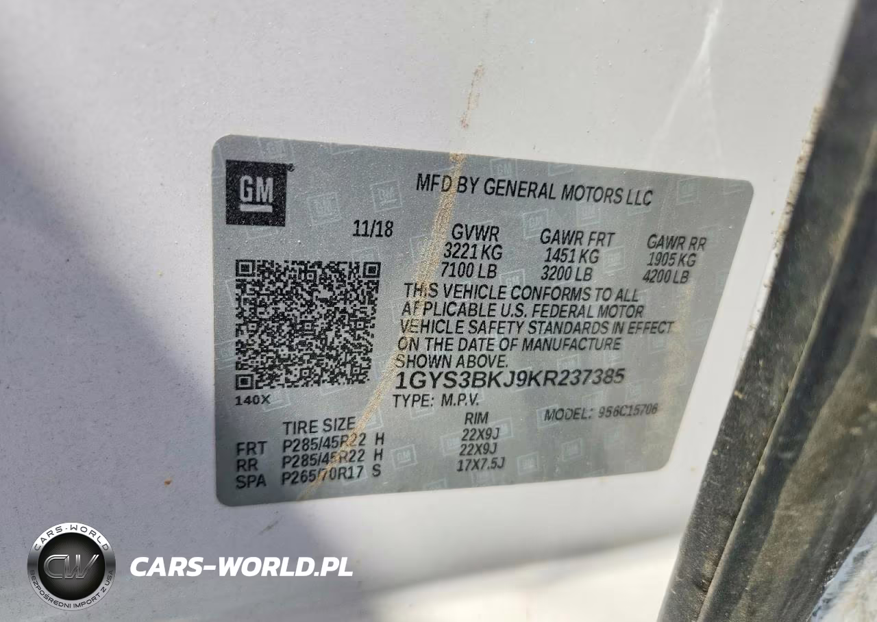 2019 Cadillac Escalade Luxury VIN:1GYS3BKJ9KR237385 - 13