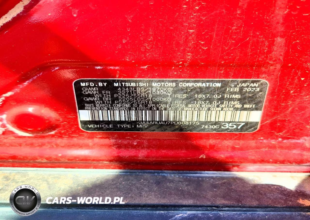 2023 Mitsubishi Outlander Sport S-Se VIN:JA4ARUAU7PU008175 - 13