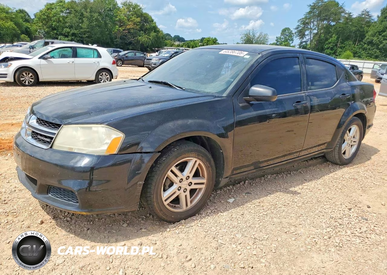 2012 Dodge Avenger Sxt VIN:1C3CDZCB0CN126194 - 1