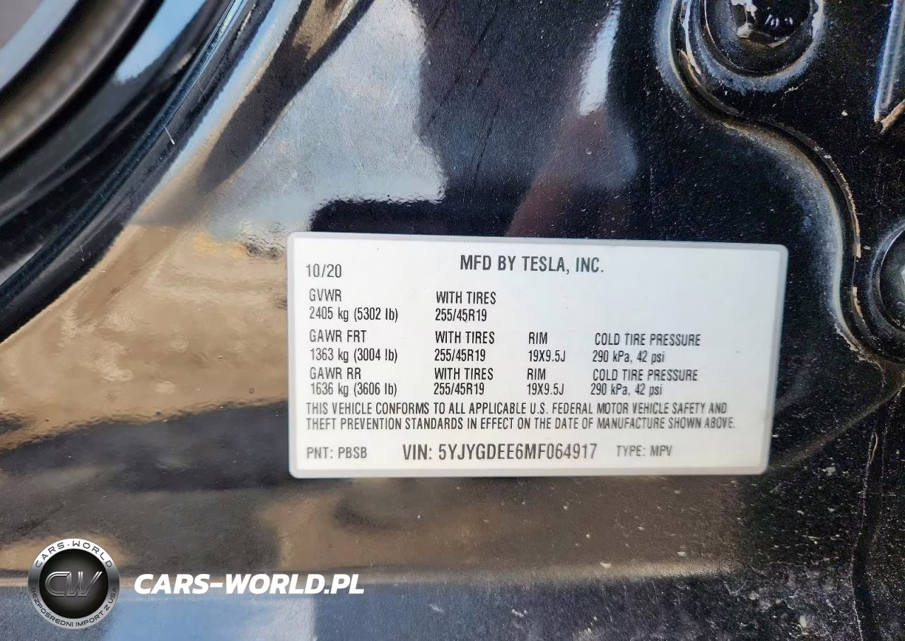 2021 Tesla Model Y VIN:5YJYGDEE6MF064917 - 13