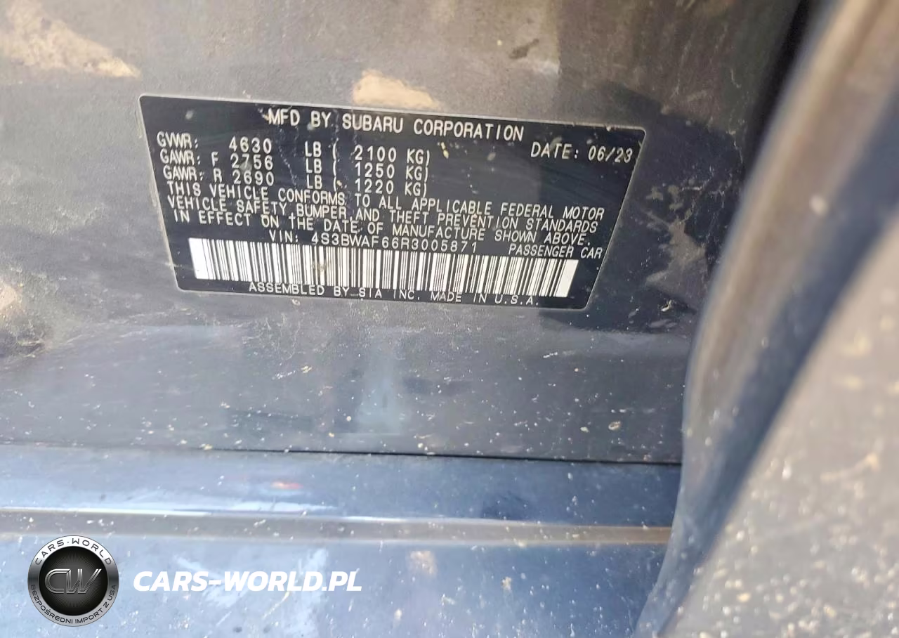 2024 Subaru Legacy Premium VIN:4S3BWAF66R3005871 - 12
