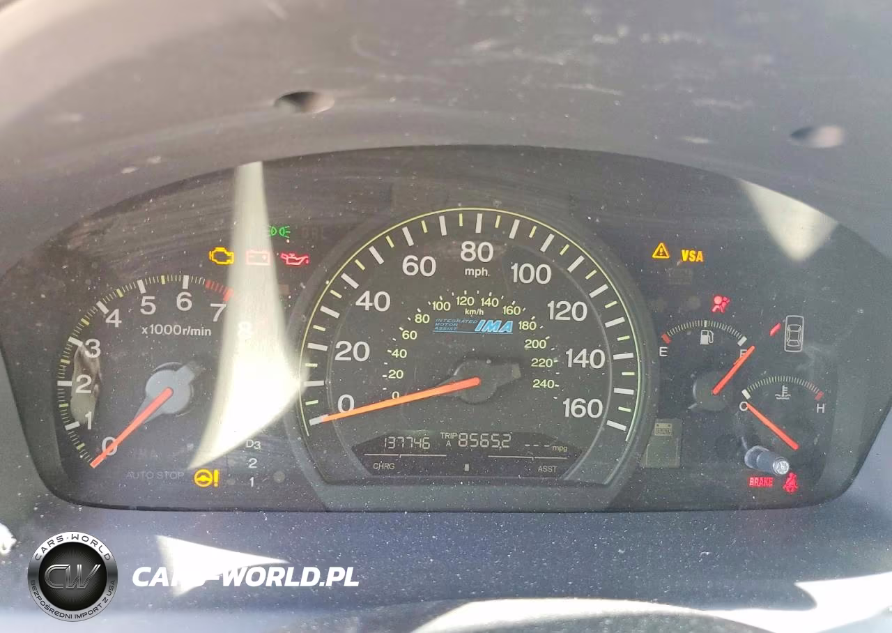 2007 Honda Accord Hybrid VIN:JHMCN36437C003816 - 9