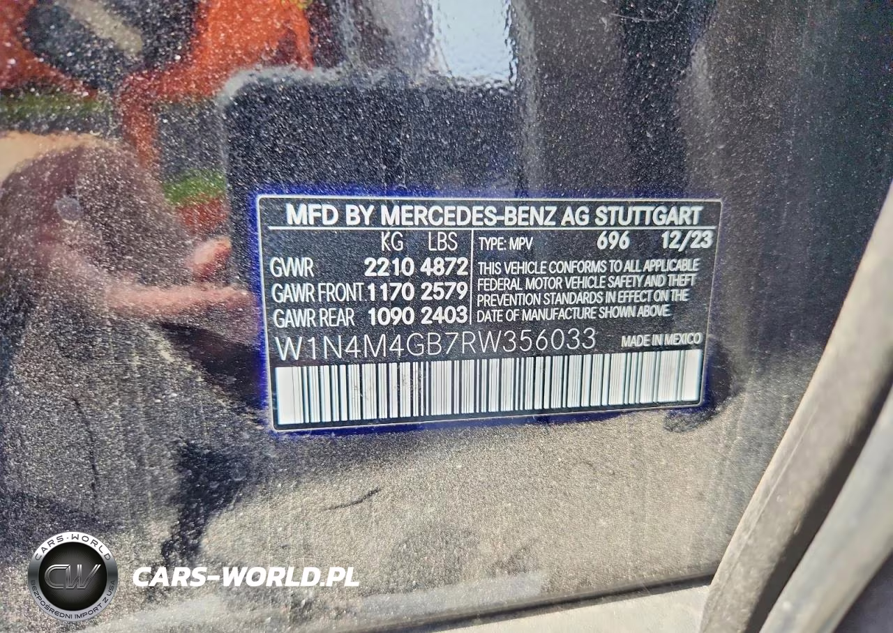 2024 Mercedes-Benz Glb 250 VIN:W1N4M4GB7RW356033 - 14