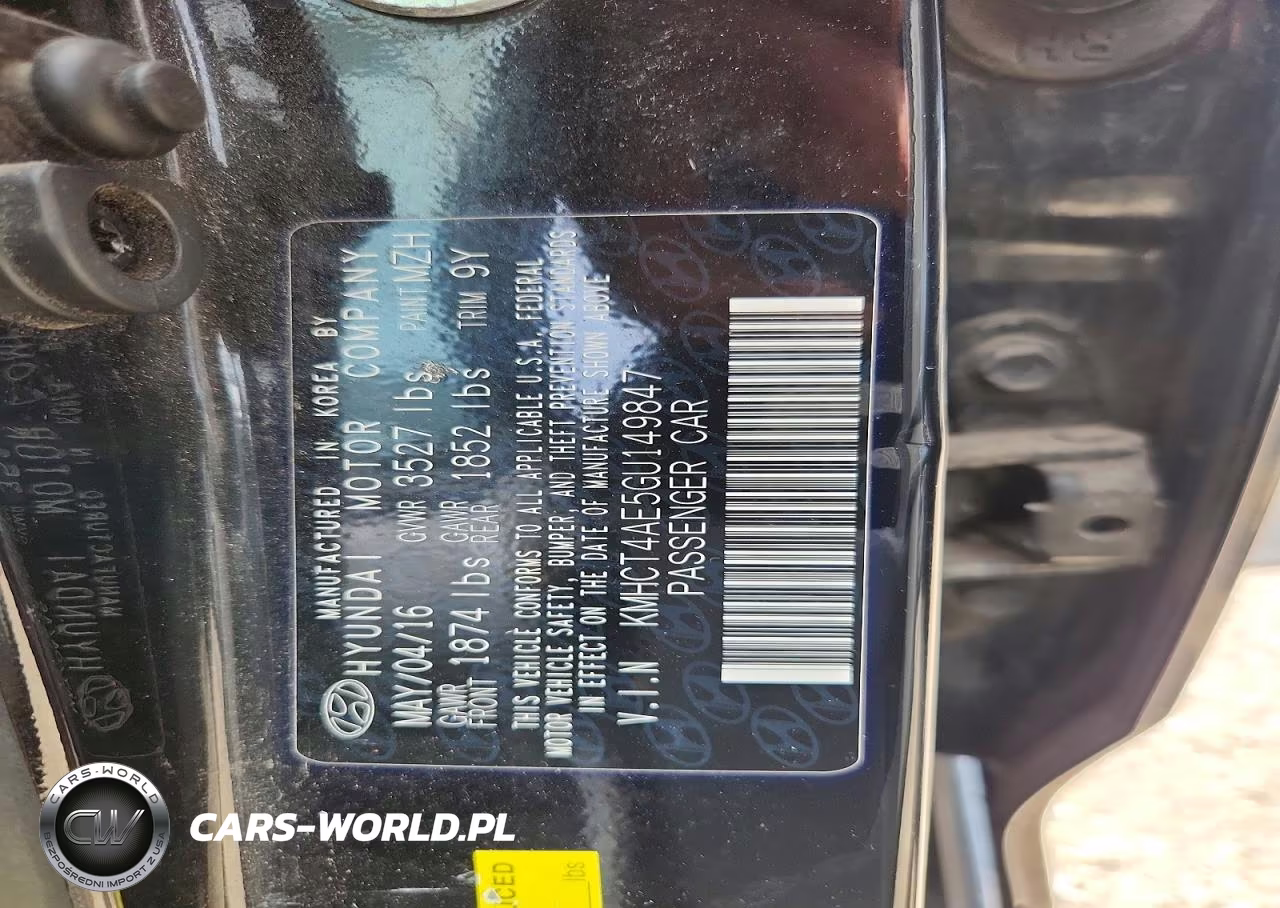 2016 Hyundai Accent Se VIN:KMHCT4AE5GU149847 - 12