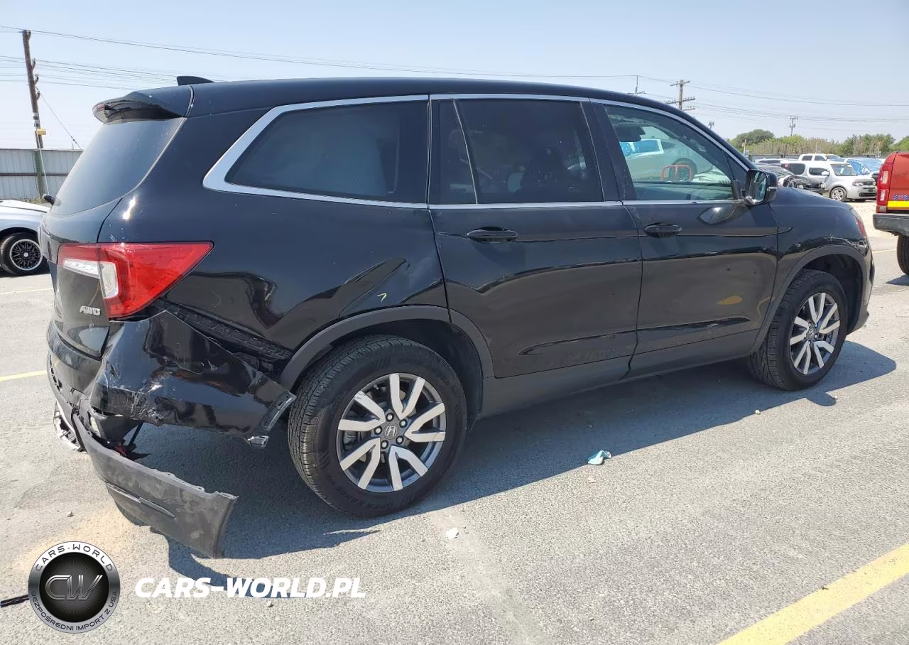 2021 Honda Pilot Exl VIN:5FNYF6H55MB005173 - 3