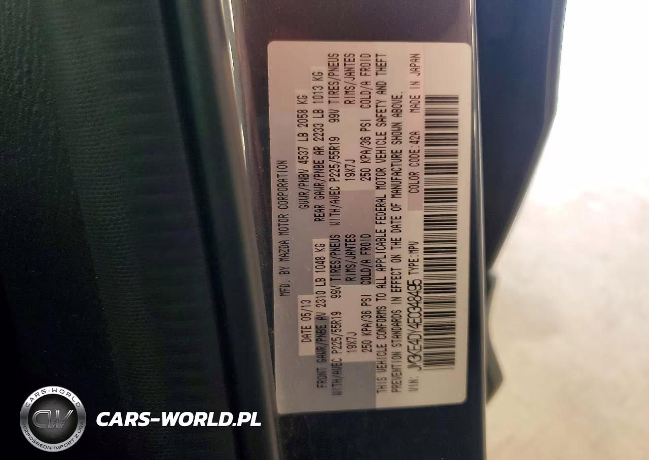 2014 Mazda Cx-5 Gt VIN:JM3KE4DY4E0348495 - 13