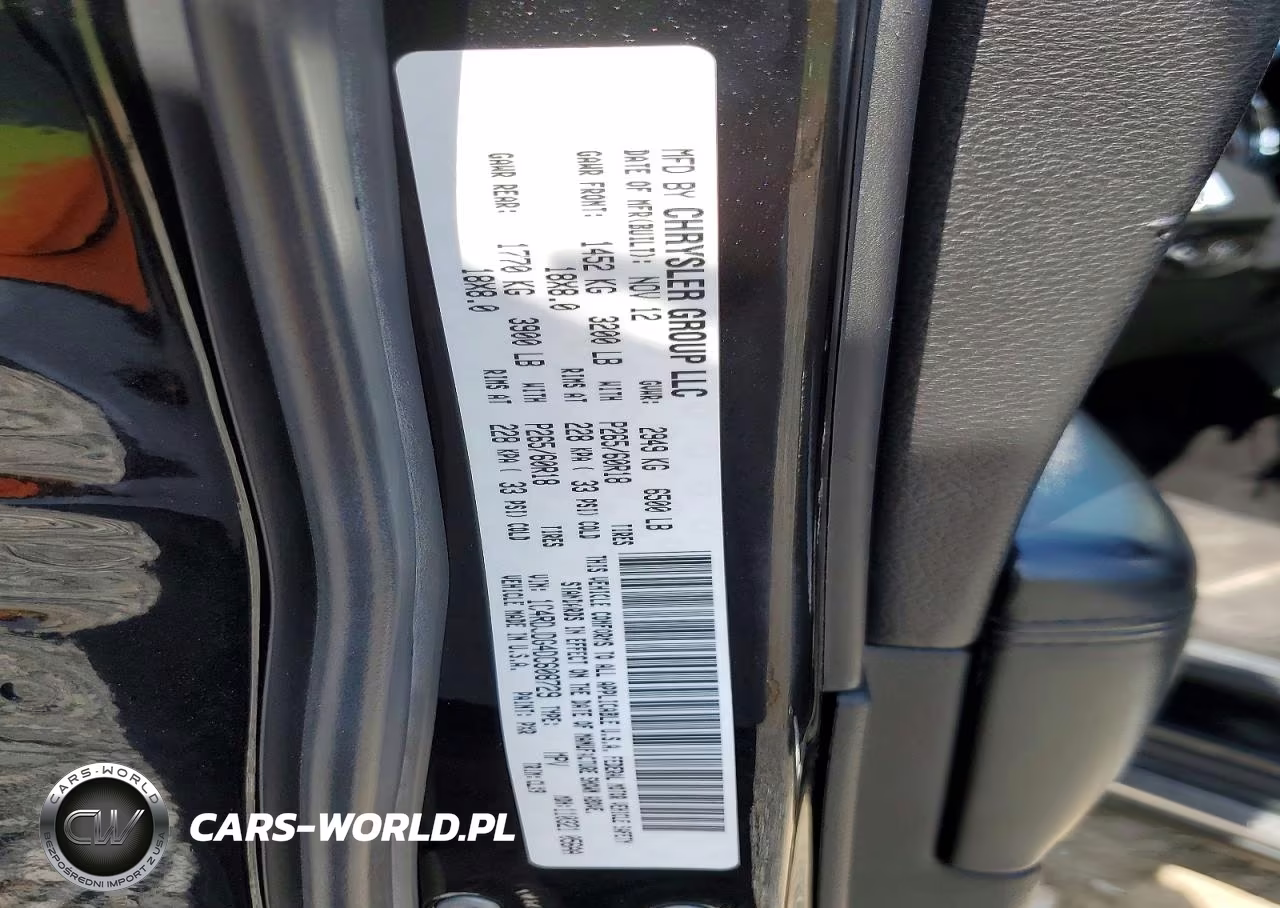 2013 Dodge Durango Crew VIN:1C4RDJDG4DC608729 - 13