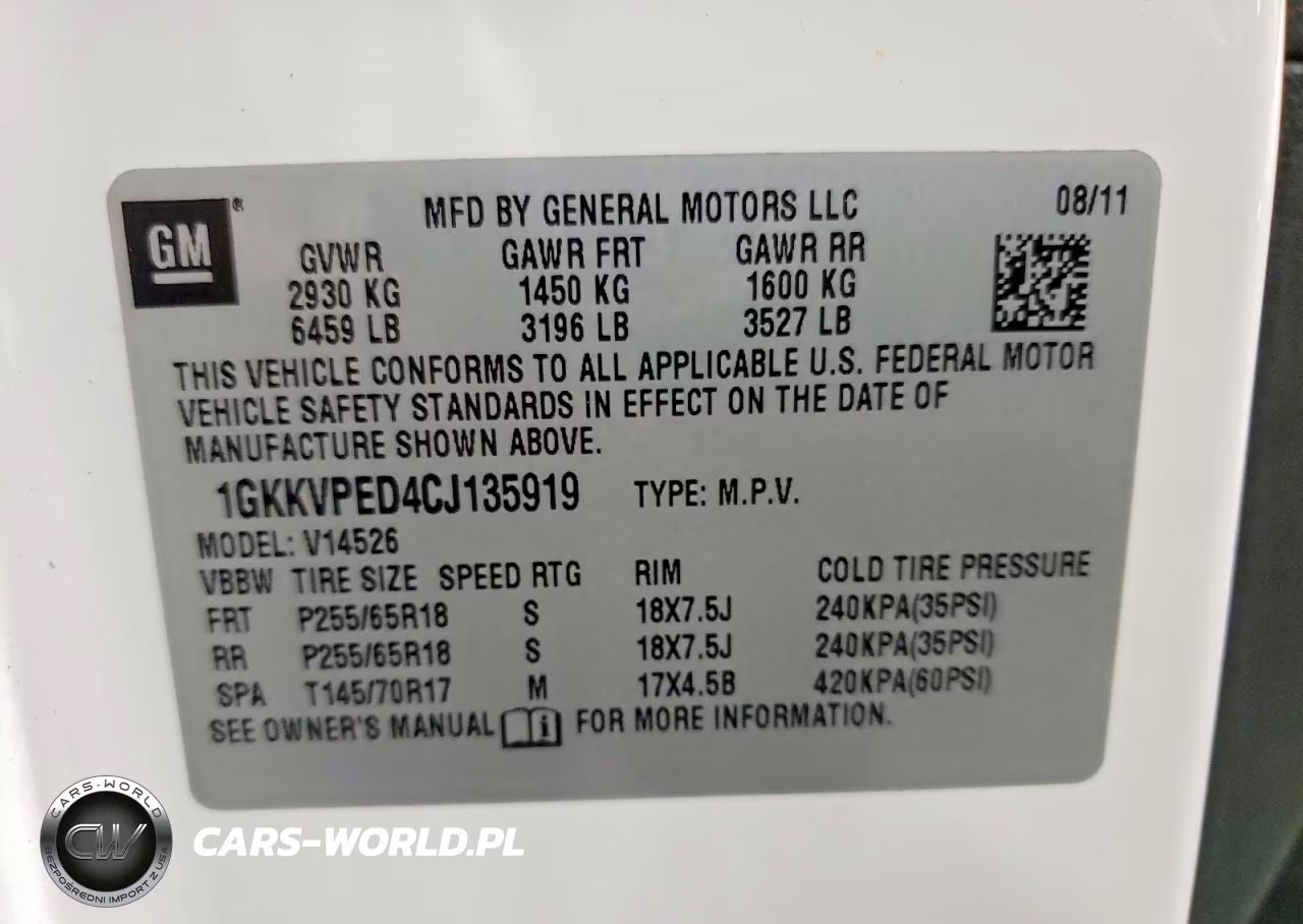 2012 GMC Acadia Sle VIN:1GKKVPED4CJ135919 - 13