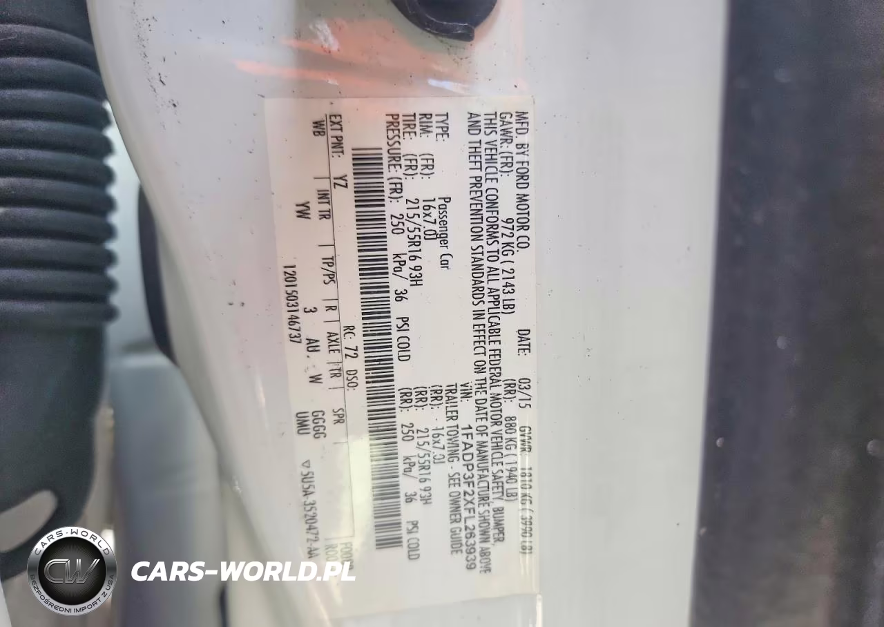 2015 Ford Focus Se VIN:1FADP3F2XFL263939 - 13