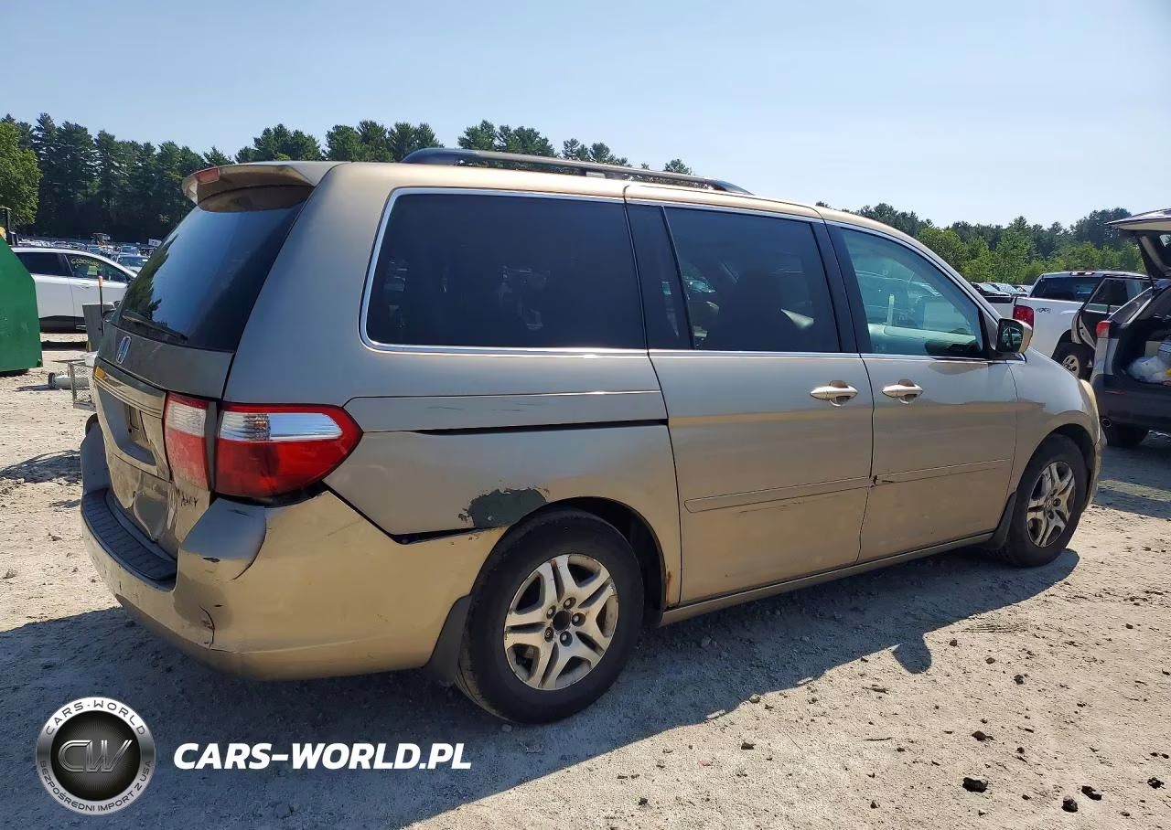 2005 Honda Odyssey Exl VIN:5FNRL38655B012260 - 3