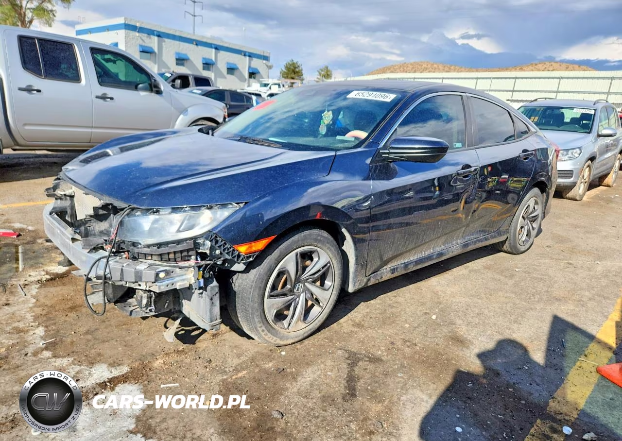 2020 Honda Civic Lx VIN:19XFC2F64LE002970 - 1