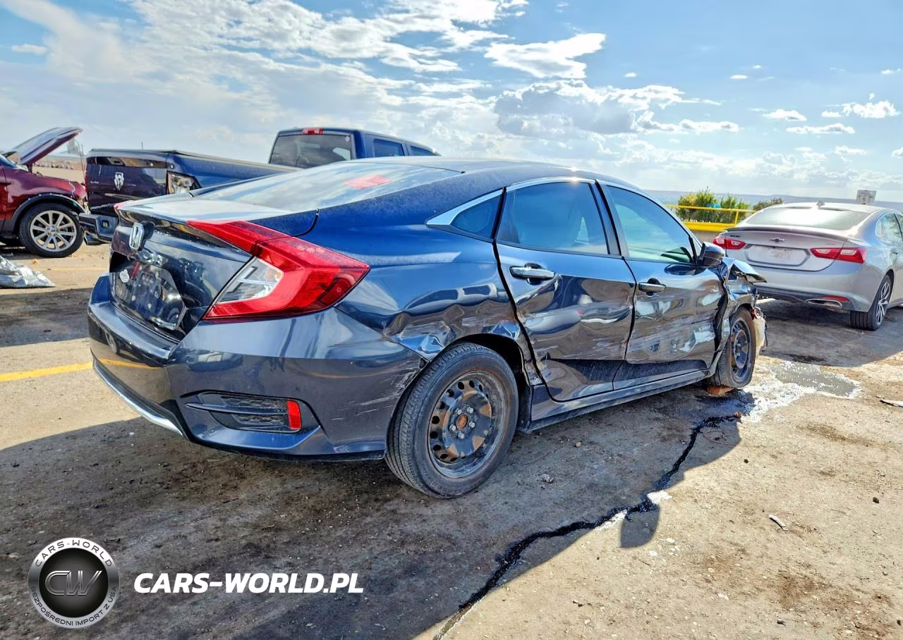 2020 Honda Civic Lx VIN:19XFC2F64LE002970 - 3