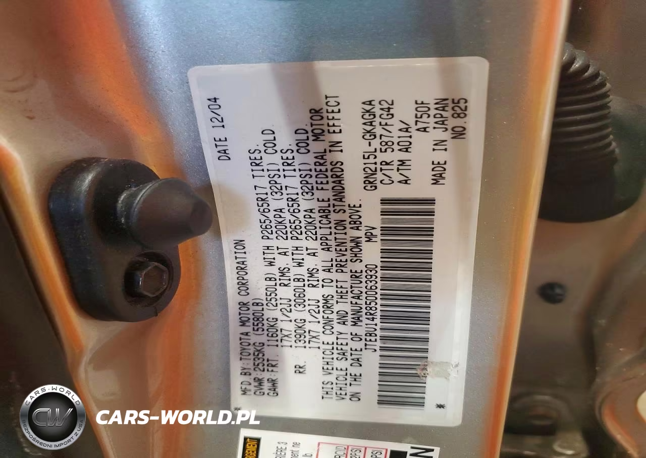 2005 Toyota 4Runner Sr5 VIN:JTEBU14R850063930 - 13