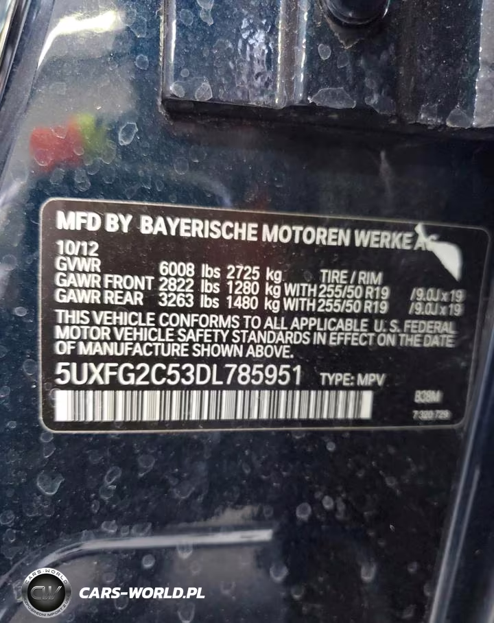 2013 BMW X6 xDrive35I VIN:5UXFG2C53DL785951 - 14