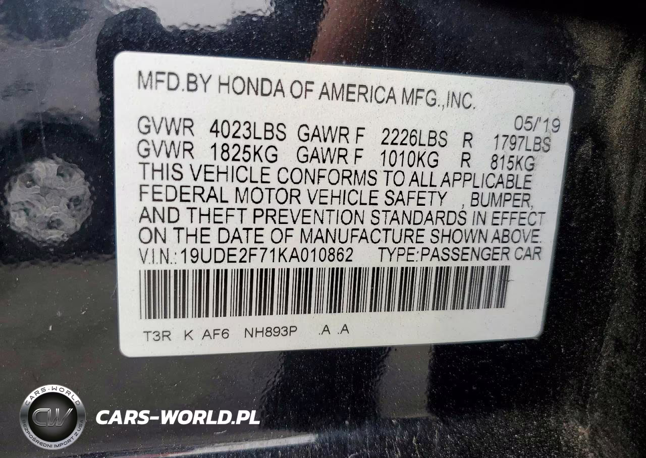 2019 Acura Ilx Premium VIN:19UDE2F71KA010862 - 12
