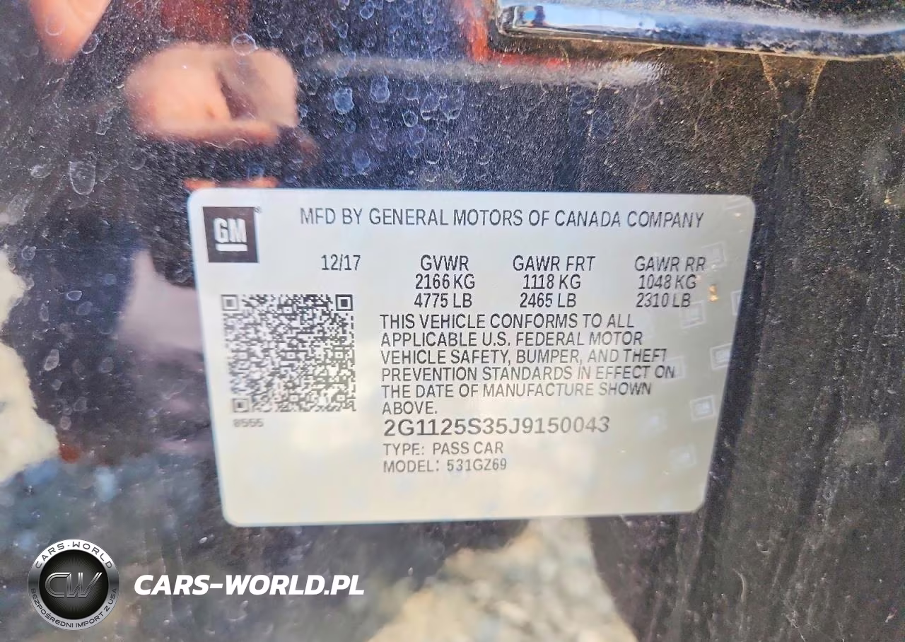 2018 Chevrolet Impala Premier VIN:2G1125S35J9150043 - 12