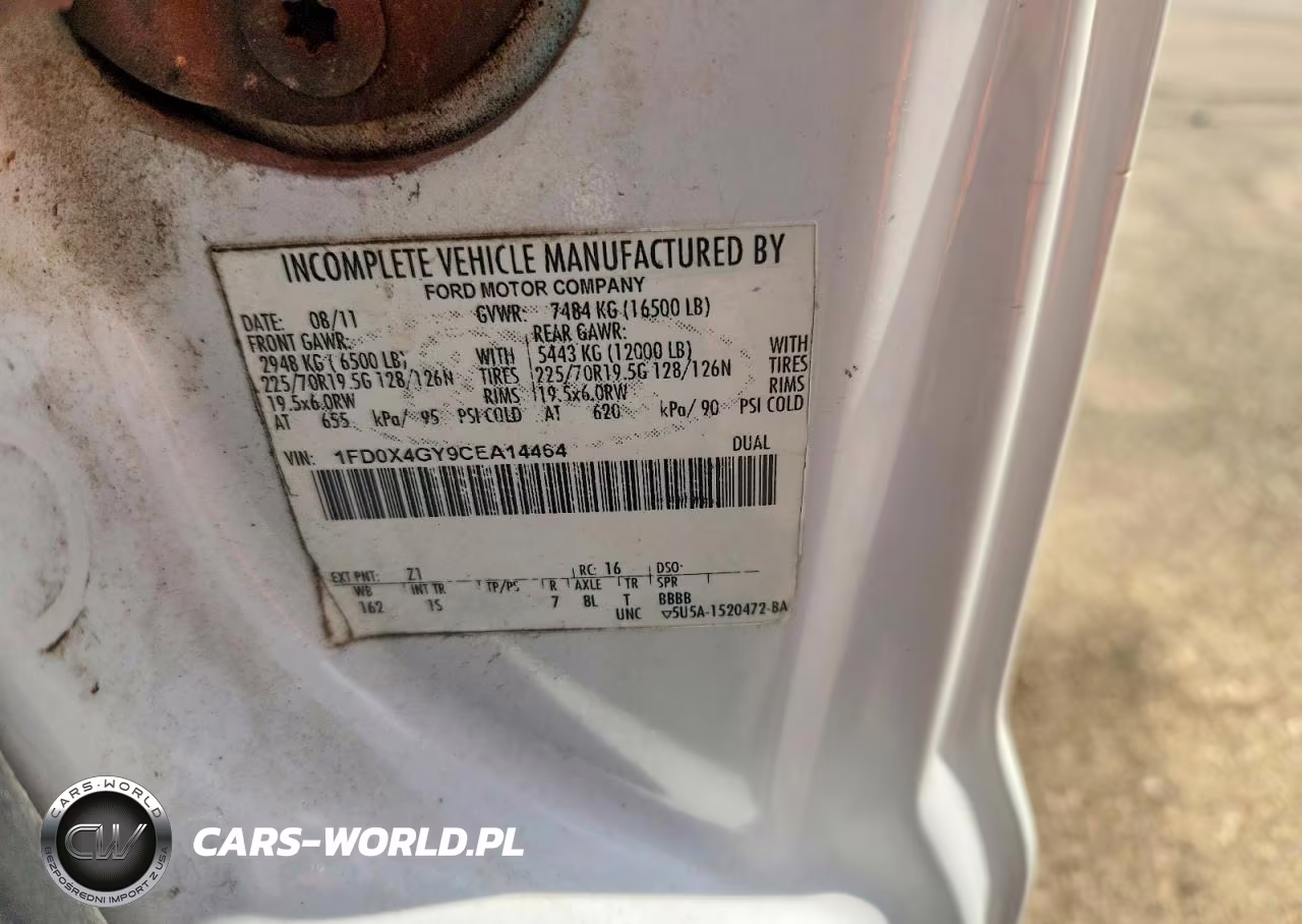 2012 Ford F450 Super Duty Bucket Truck VIN:1FD0X4GY9CEA14464 - 11