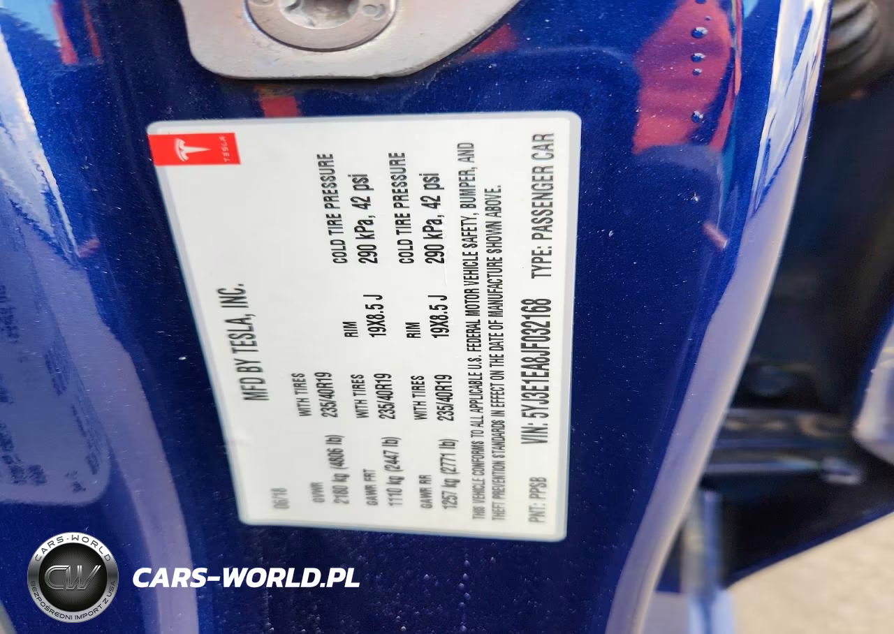2018 Tesla Model 3 VIN:5YJ3E1EA8JF032168 - 12