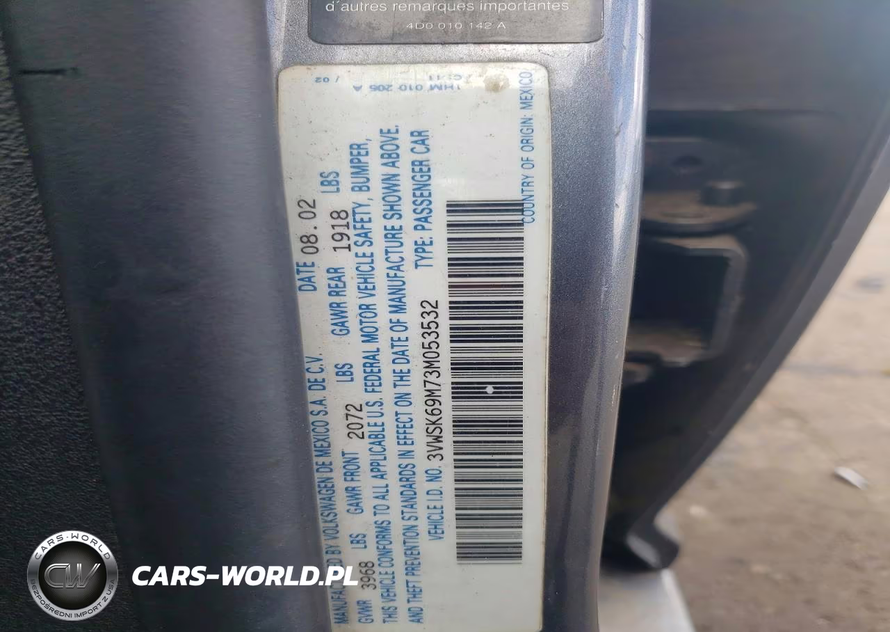2003 Volkswagen Jetta Gls VIN:3VWSK69M73M053532 - 13