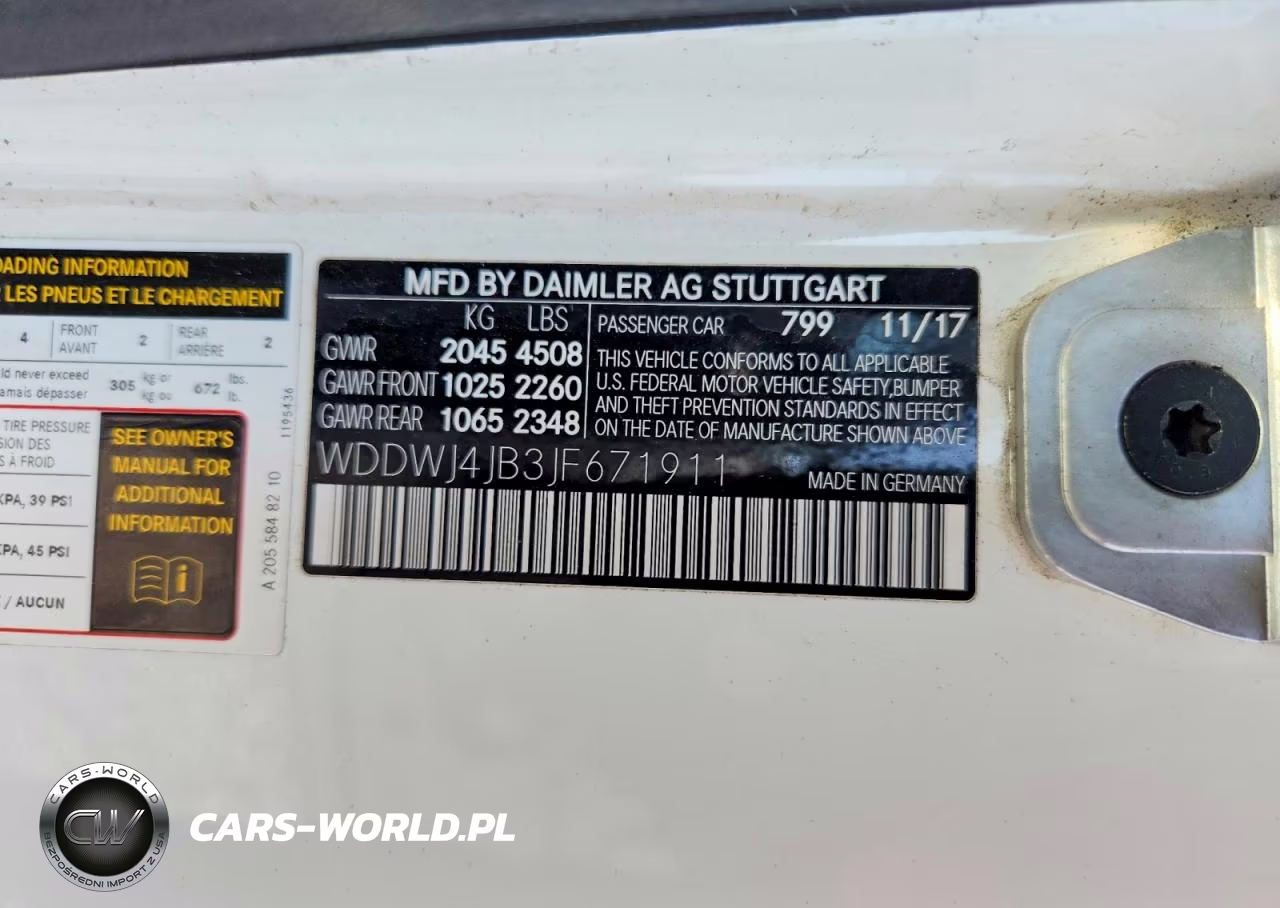 2018 Mercedes-Benz C 300 VIN:WDDWJ4JB3JF671911 - 13