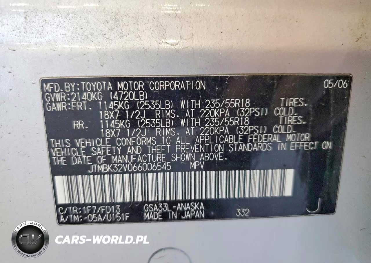 2006 Toyota Rav4 Sport VIN:JTMBK32V066006545 - 13
