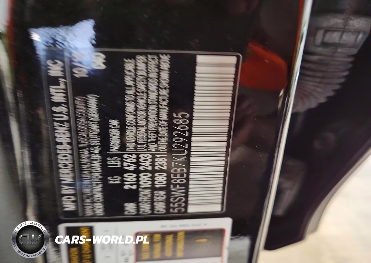2019 Mercedes-Benz C 300 4Matic VIN:55SWF8EB7KU292685 - 12