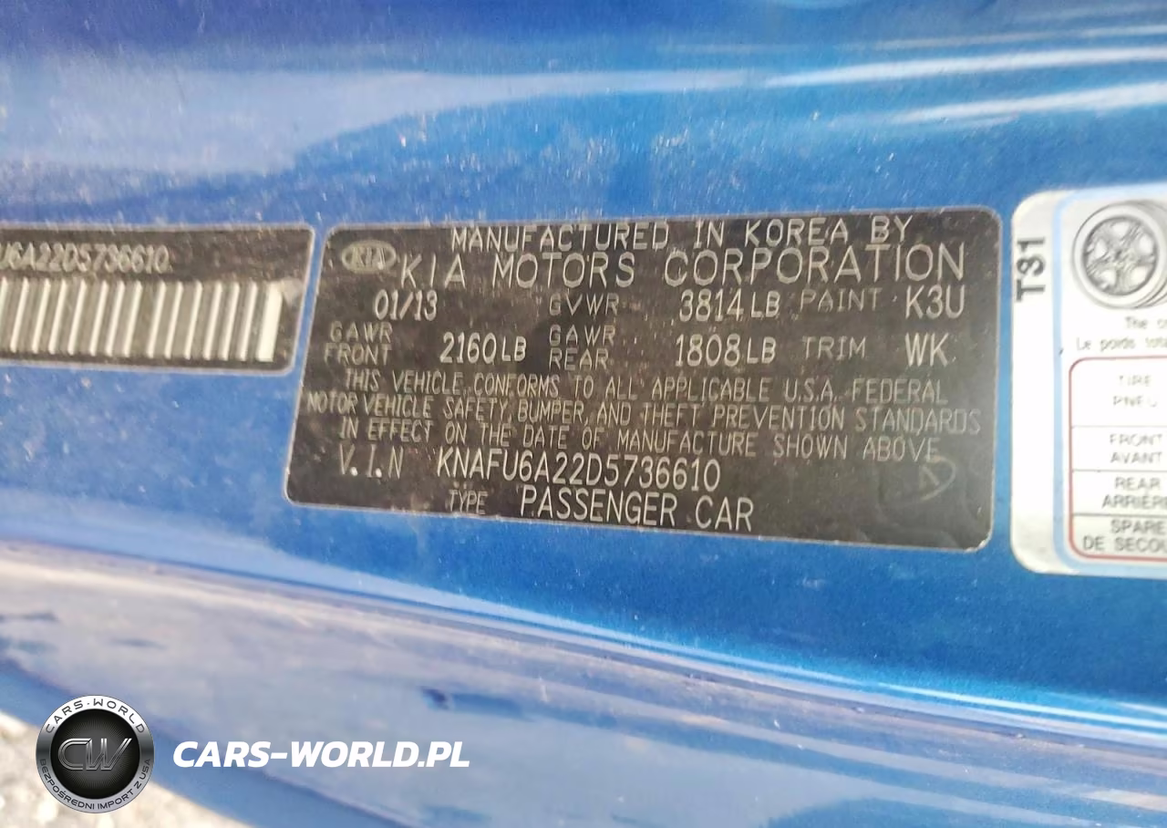 2013 Kia Forte Koup Ex VIN:KNAFU6A22D5736610 - 12