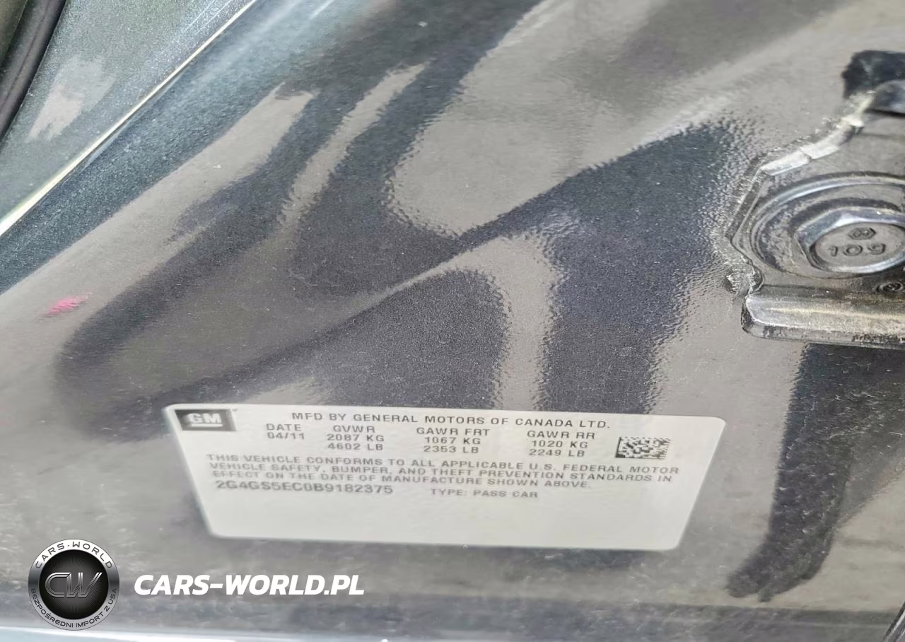 2011 Buick Regal Cxl VIN:2G4GS5EC0B9182375 - 12