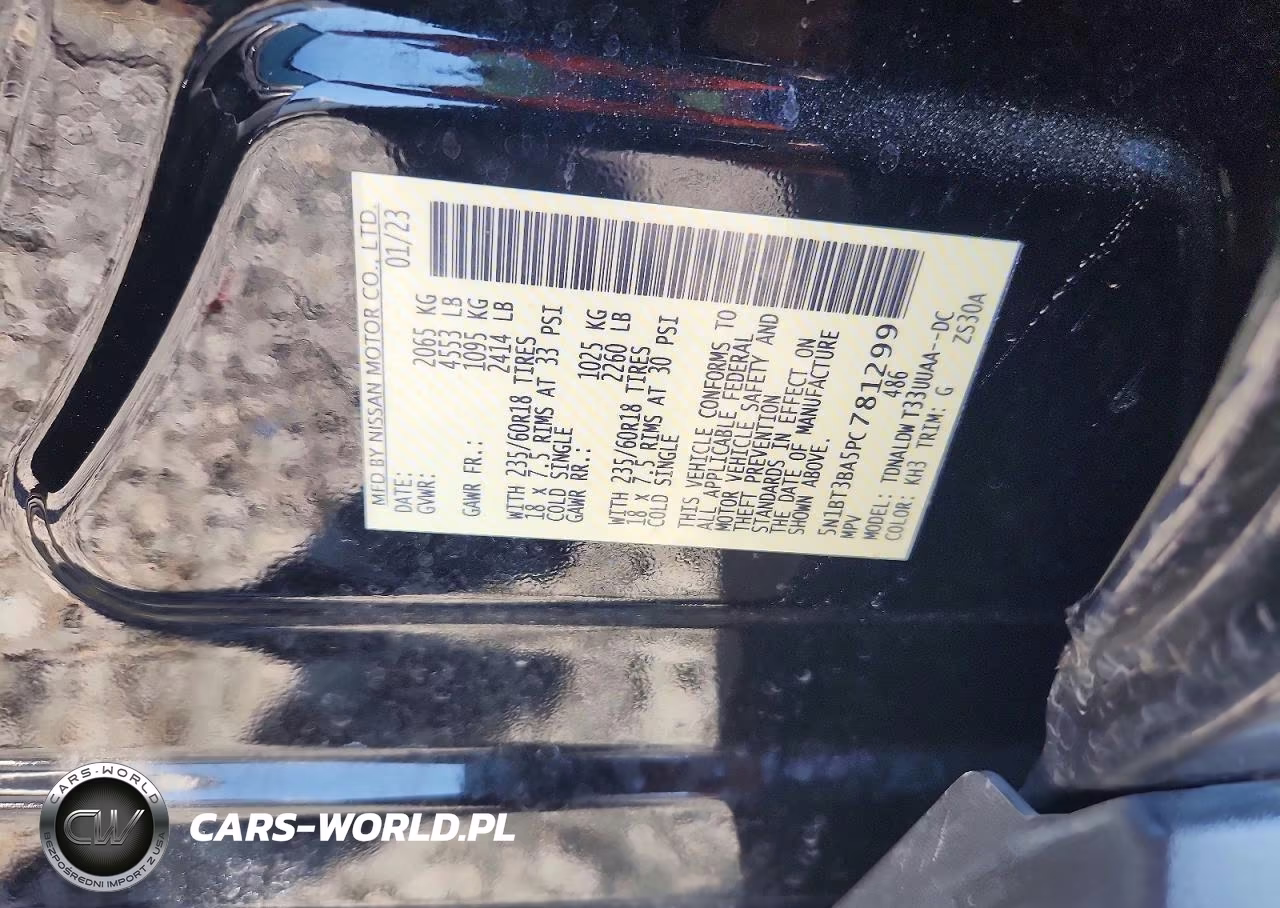 2023 Nissan Rogue Sv VIN:5N1BT3BA5PC781299 - 13
