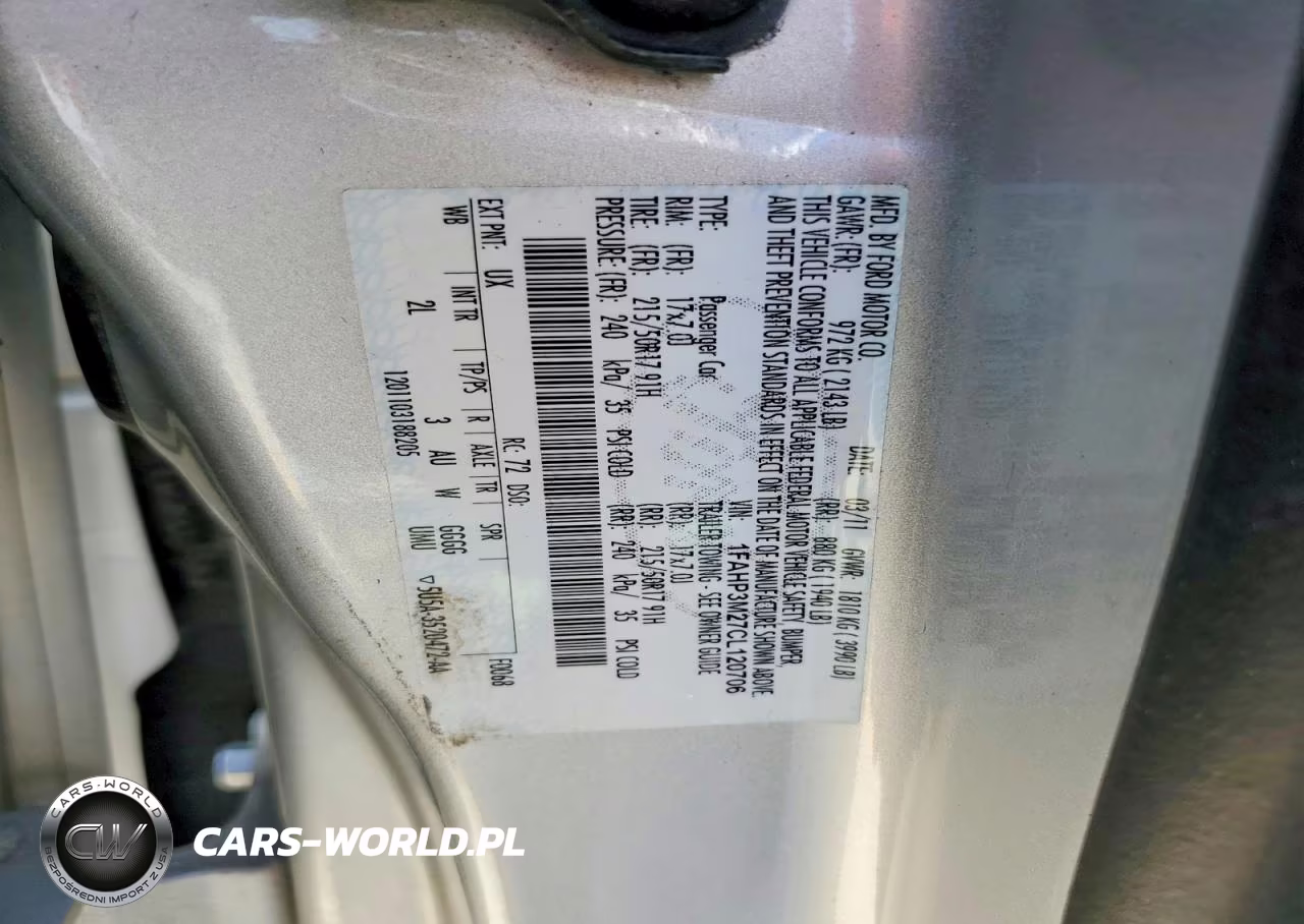 2012 Ford Focus Sel VIN:1FAHP3M27CL120706 - 12