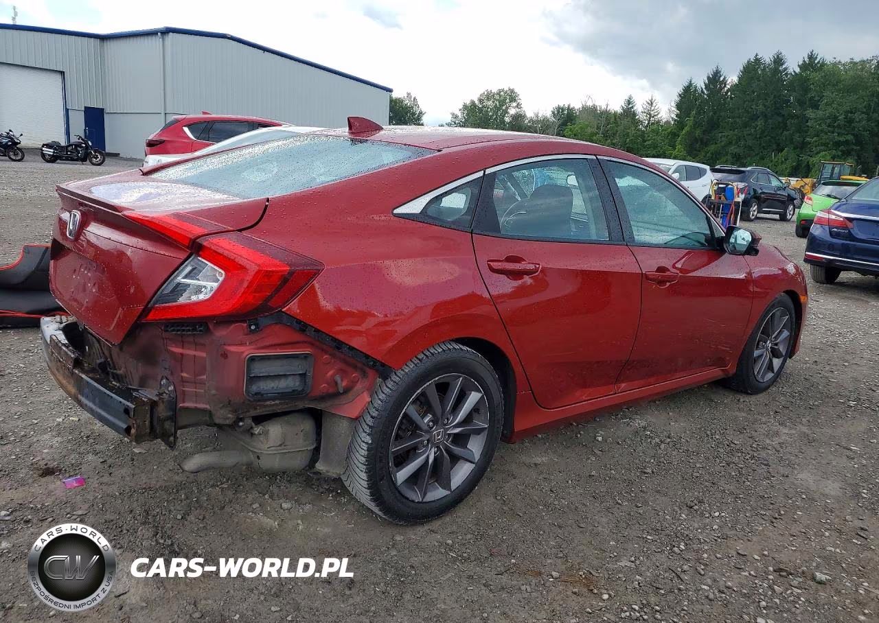 2020 Honda Civic Ex VIN:19XFC1F33LE208491 - 3
