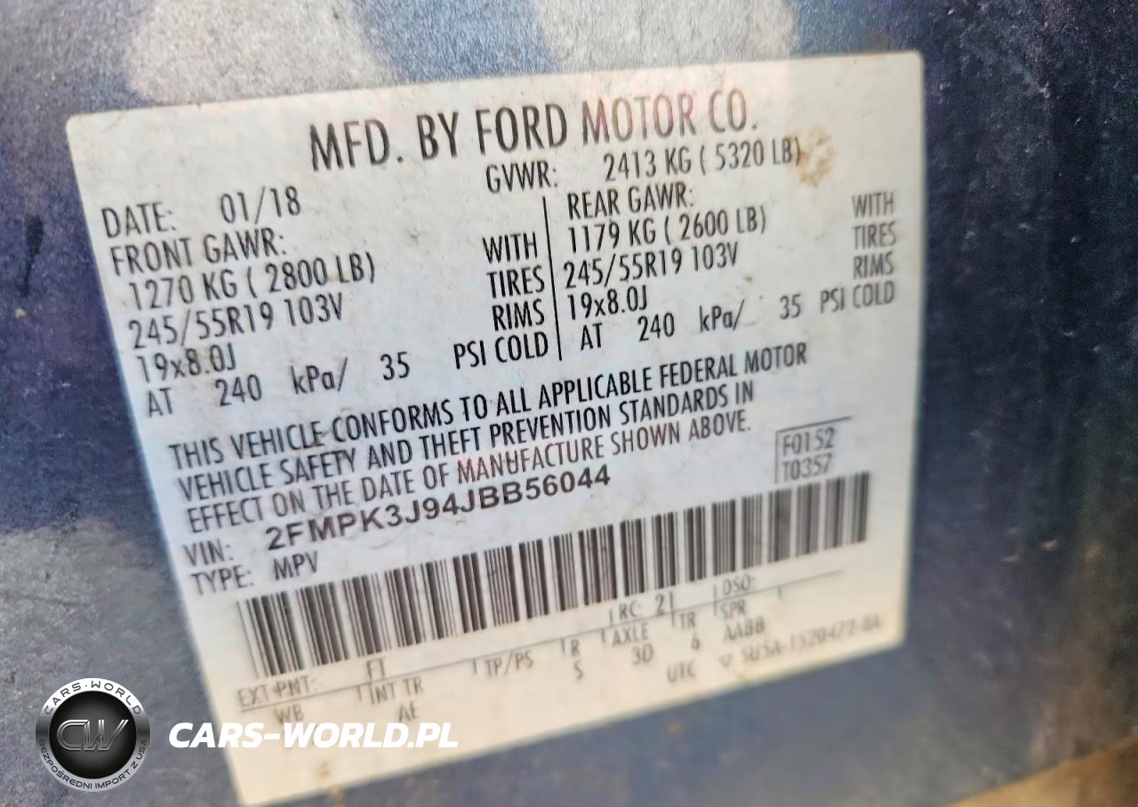 2018 Ford Edge Sel VIN:2FMPK3J94JBB56044 - 13