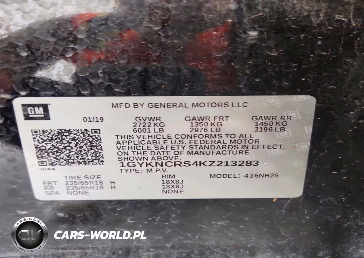 2019 Cadillac Xt5 Luxury VIN:1GYKNCRS4KZ213283 - 13