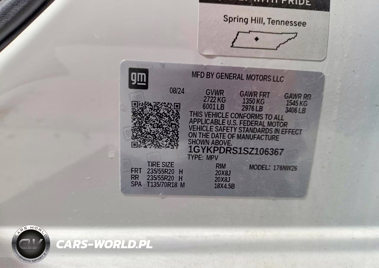 2025 Cadillac Xt6 Premium Luxury VIN:1GYKPDRS1SZ106367 - 13
