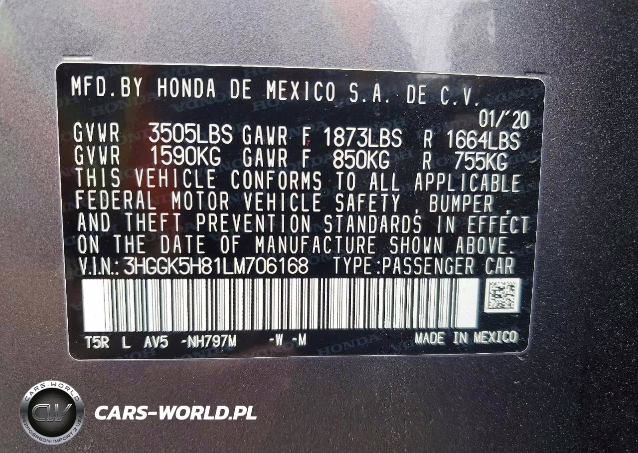 2020 Honda Fit Ex VIN:3HGGK5H81LM706168 - 13