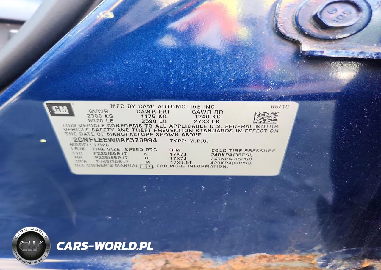 2010 Chevrolet Equinox Lt VIN:2CNFLEEW0A6370994 - 13