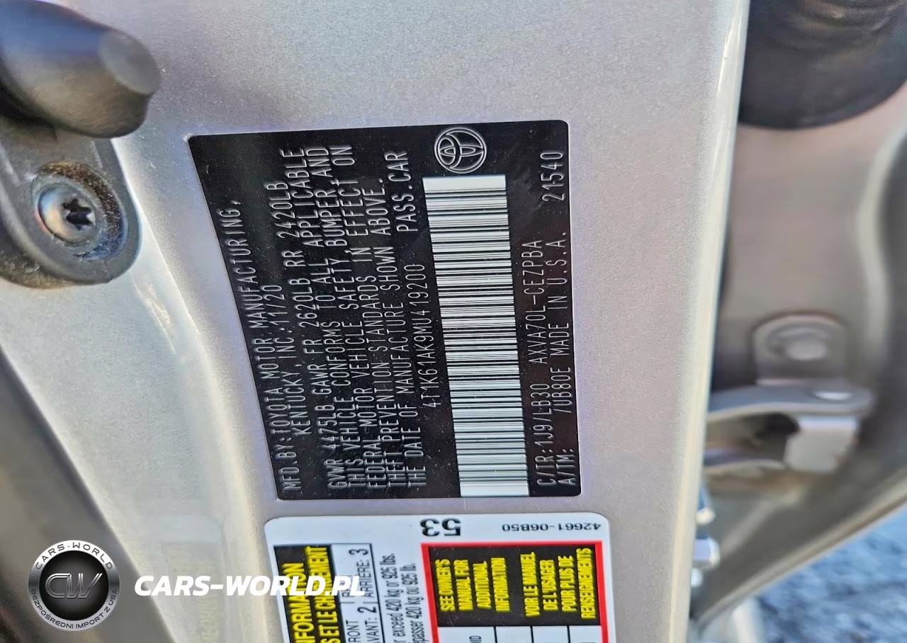 2021 Toyota Camry Xse VIN:4T1K61AK9MU419200 - 12