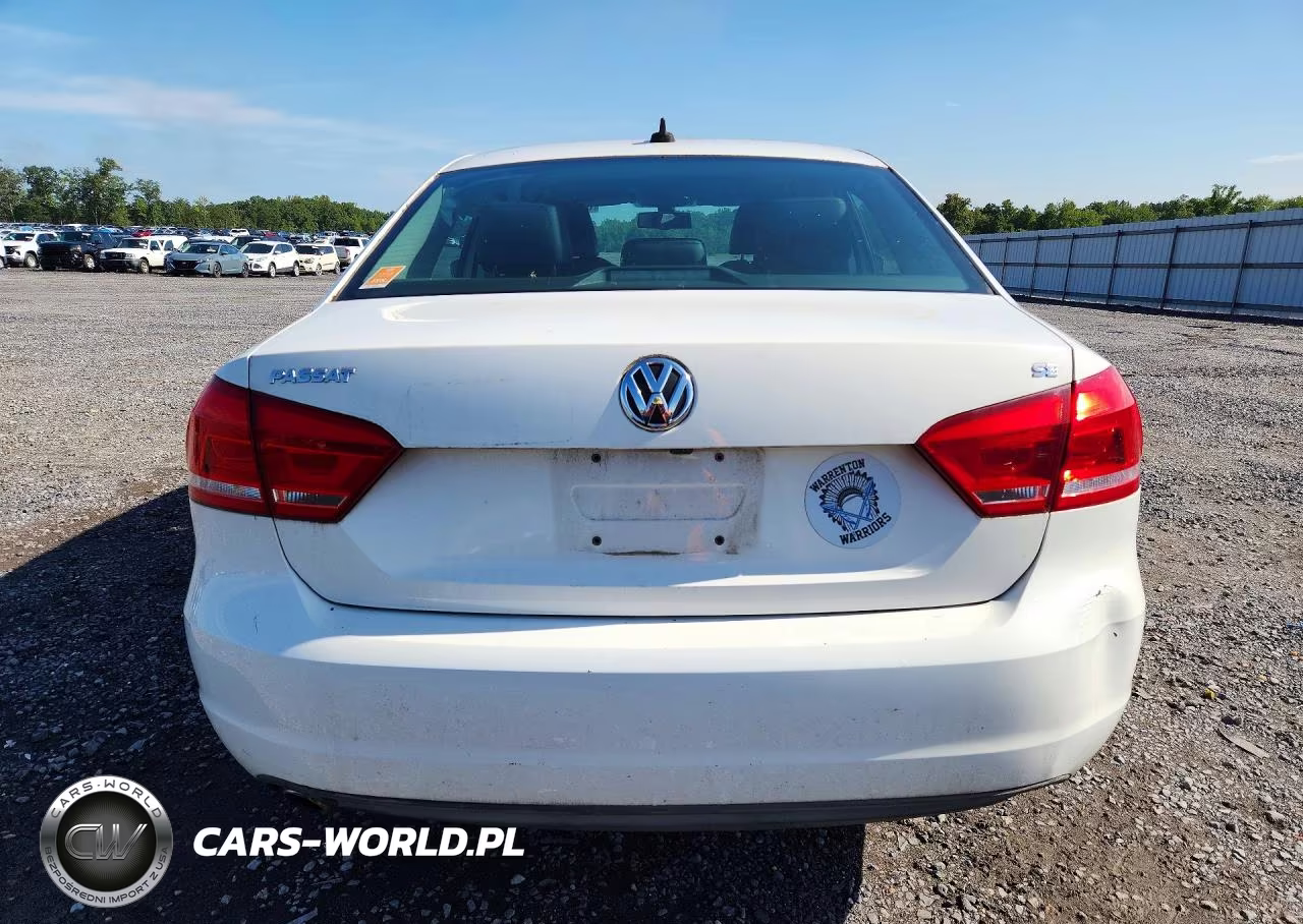 2014 Volkswagen Passat Se VIN:1VWBP7A35EC010578 - 6