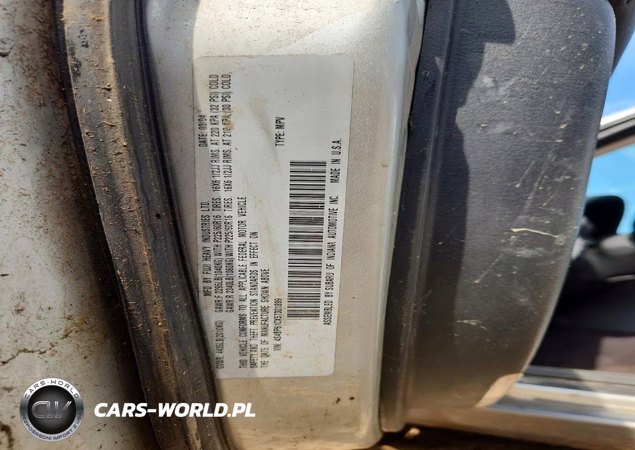 2005 Subaru Legacy Outback 2.5I VIN:4S4BP61CX57301899 - 13