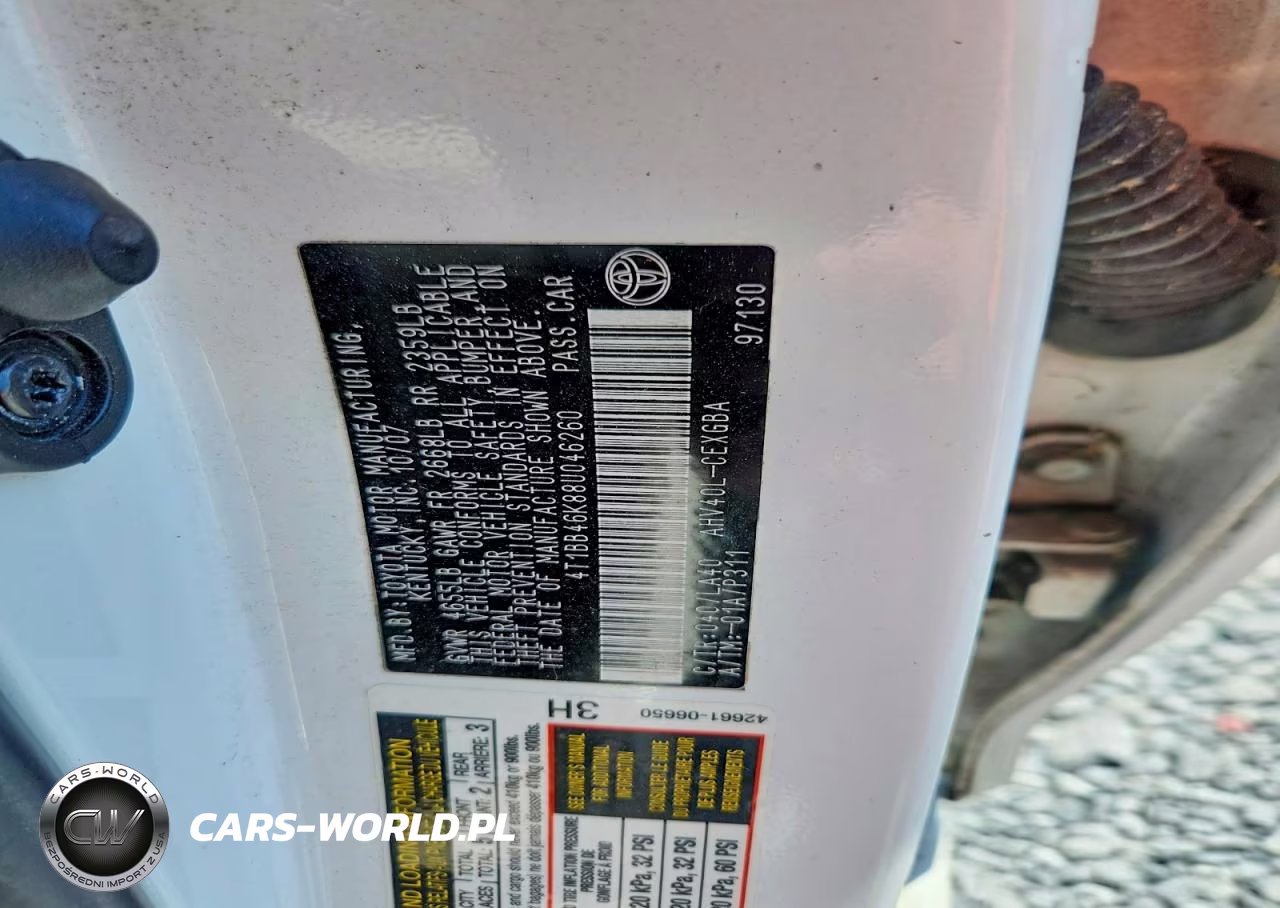 2008 Toyota Camry Hybrid VIN:4T1BB46K88U046260 - 12