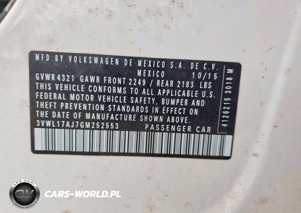 2016 Volkswagen Jetta Sel VIN:3VWL17AJ7GM252553 - 12