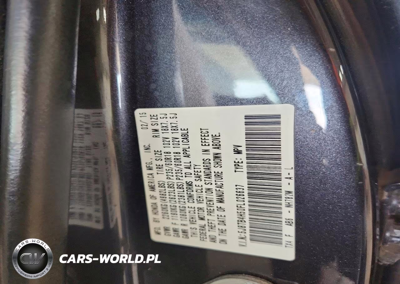 2015 Acura Rdx Technology VIN:5J8TB4H50FL026637 - 13