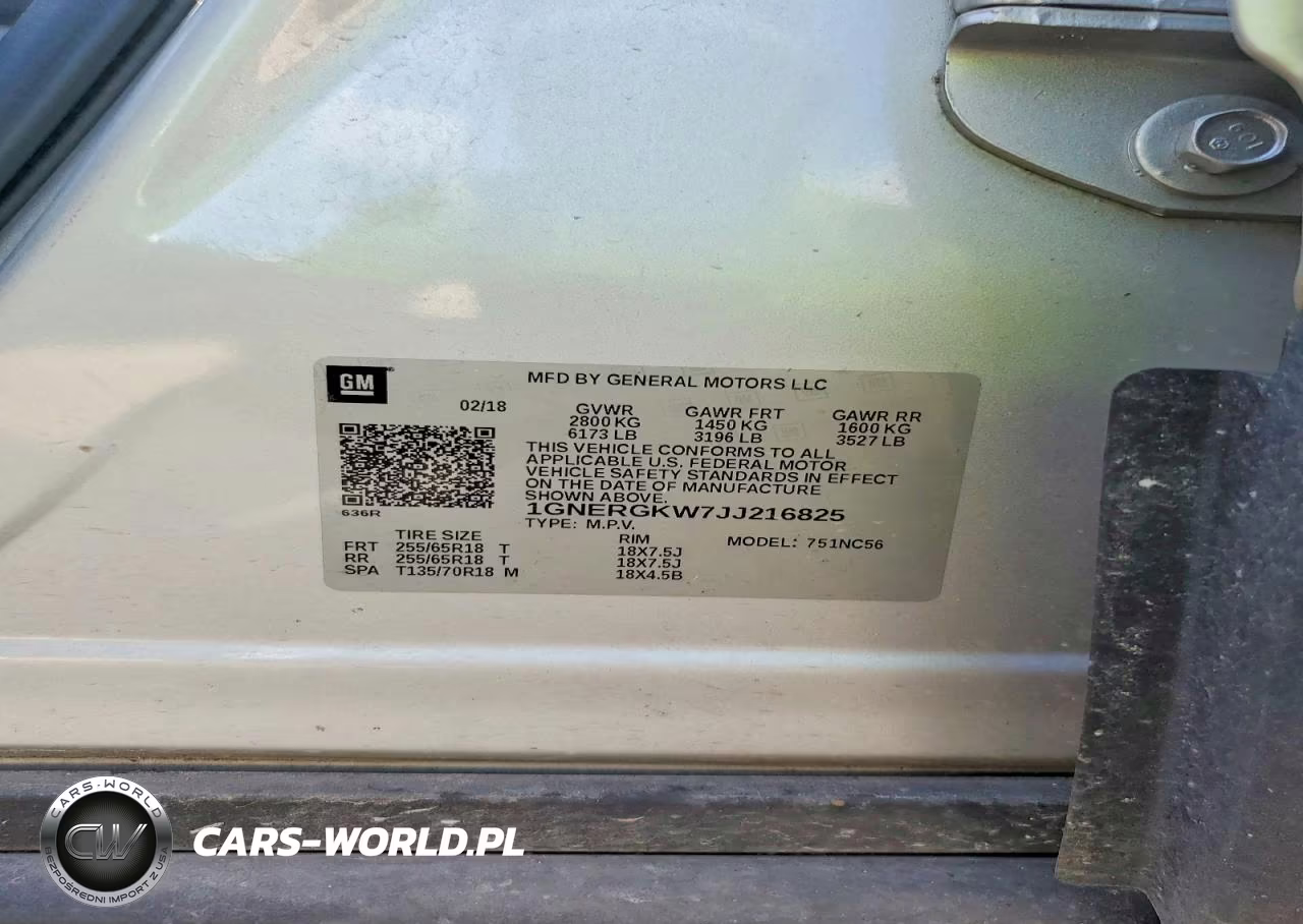 2018 Chevrolet Traverse Lt VIN:1GNERGKW7JJ216825 - 13