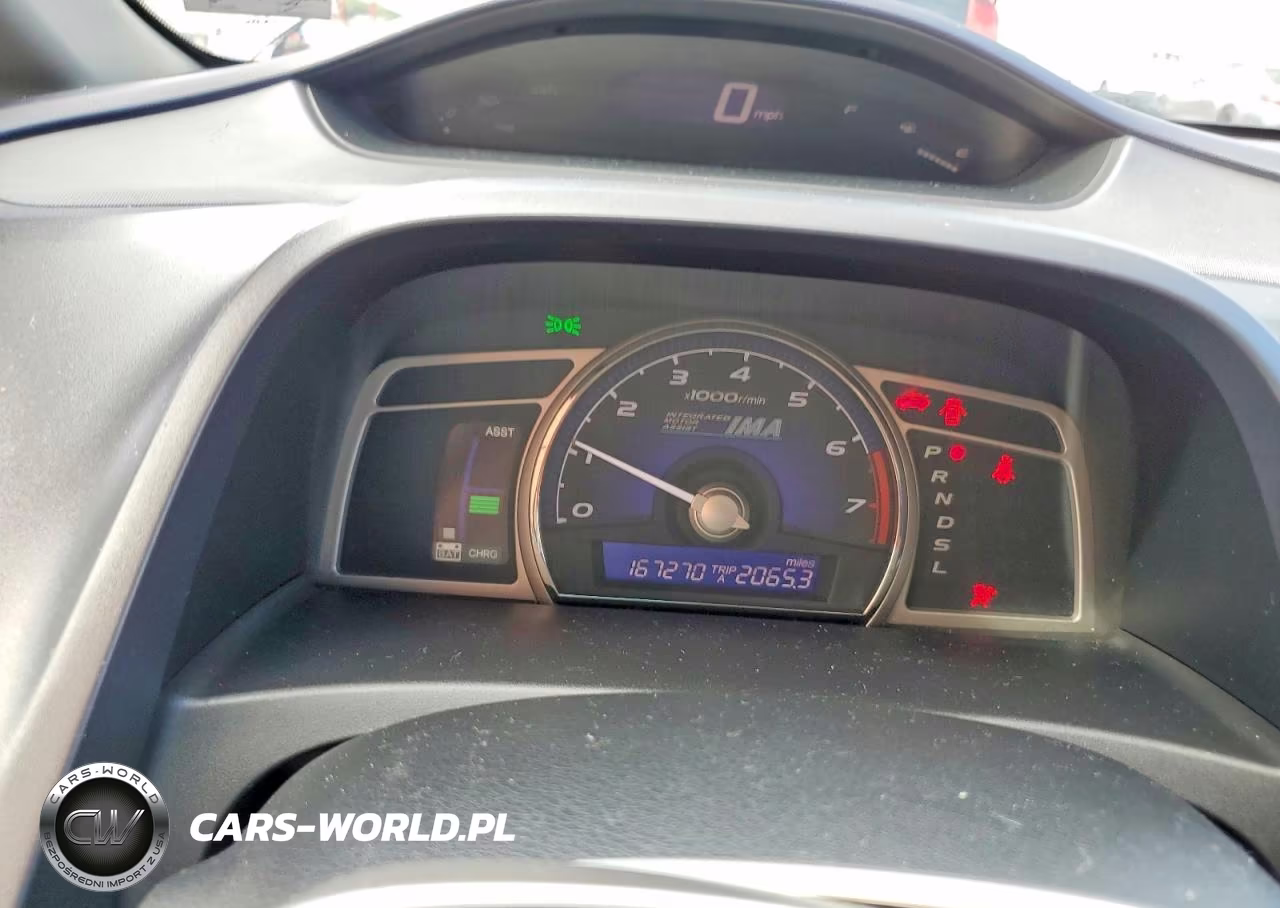 2007 Honda Civic Hybrid VIN:JHMFA362X7S013806 - 9