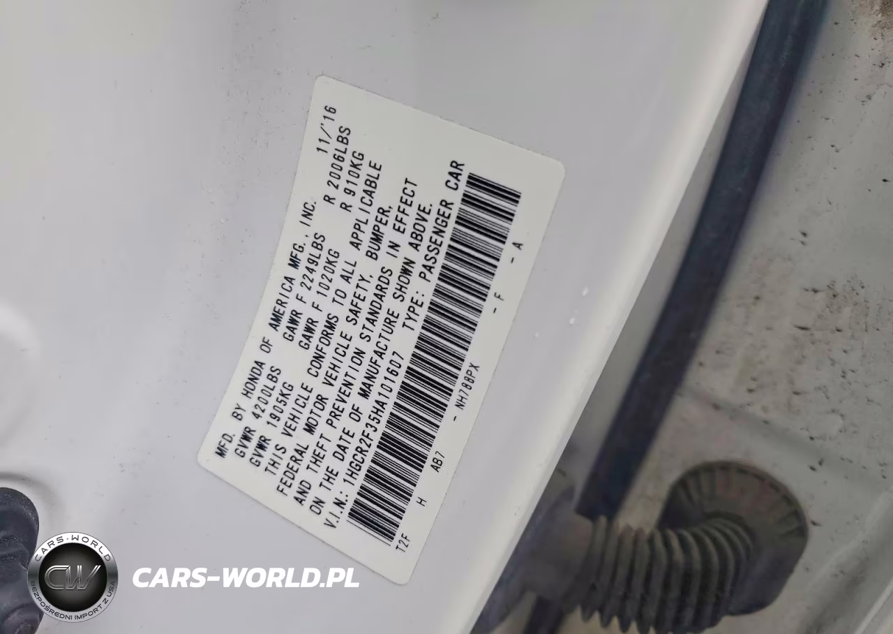 2017 Honda Accord Lx VIN:1HGCR2F35HA101607 - 12